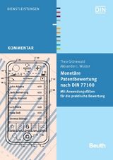 Monetäre Patentbewertung nach DIN 77100 - Theo Grünewald, Alexander J. Wurzer