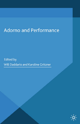 Adorno and Performance - 
