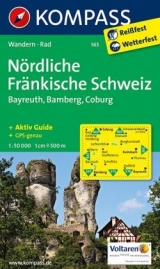 Nördliche Fränkische Schweiz - Bayreuth - Bamberg - Coburg - KOMPASS-Karten GmbH