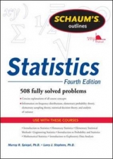 Schaums Outline of Statistics, Fourth Edition - Spiegel, Murray; Stephens, Larry