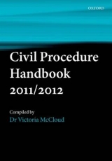 Civil Procedure Handbook - McCloud, Dr Victoria