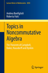 Topics in Noncommutative Algebra - Andrea Bonfiglioli, Roberta Fulci