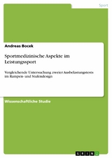 Sportmedizinische Aspekte im Leistungssport -  Andreas Bocek