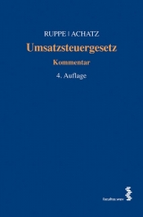 Umsatzsteuergesetz - Ruppe, Hans Georg; Achatz, Markus