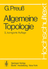 Allgemeine Topologie - G. Preuss