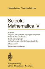 Selecta Mathematica IV - K. Jacobs, J. Rosenmüller