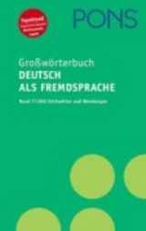 PONS Großwörterbuch Deutsch als Fremdsprache mit CD-ROM - 