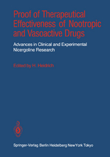 Proof of Therapeutical Effectiveness of Nootropic and Vasoactive Drugs - 