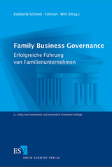 Family Business Governance - Koeberle-Schmid, Alexander; Fahrion, Hans-Jürgen; Witt, Peter