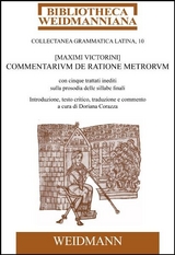 [Maximi Victorini] Commentarium de ratione metrorum - Maximus Maximus Victorinus