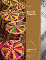 Survey of Accounting, International Edition - Warren, Carl