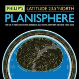 Philip's Planisphere (Latitude 23.5 North) - 