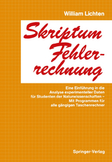 Skriptum Fehlerrechnung - William Lichten