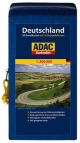 ADAC StraßenKarte Deutschland in Kartentasche - 