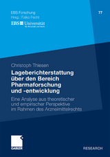 Lageberichterstattung über den Bereich Pharmaforschung und -entwicklung - Christoph Thiesen