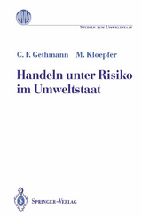 Handeln unter Risiko im Umweltstaat - Carl F. Gethmann, Michael Kloepfer