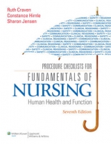 Procedure Checklists for Fundamentals of Nursing - Craven, Ruth F.; Hirnle, Constance J.; Jensen, Sharon