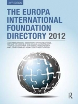 The Europa International Foundation Directory 2012 - Europa Publications