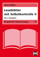 Leseblätter mit Selbstkontrolle II - Heiner Müller