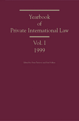 Yearbook of Private International Law - 