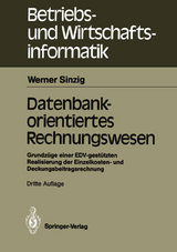 Datenbankorientiertes Rechnungswesen - Sinzig, Werner