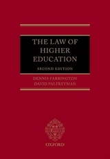 The Law of Higher Education - Farrington, Dennis; Palfreyman, David
