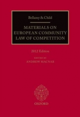 Bellamy and Child: Materials on European Community Law of Competition - Macnab, Andrew