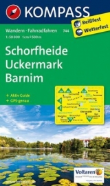 KOMPASS Wanderkarte Schorfheide - Uckermark - Barnim - KOMPASS-Karten GmbH