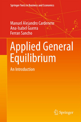 Applied General Equilibrium - Manuel Alejandro Cardenete, Ana-Isabel Guerra, Ferran Sancho