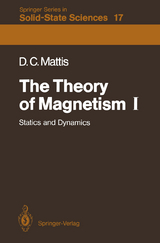 The Theory of Magnetism I - Daniel C. Mattis