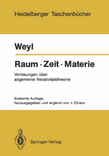 Raum · Zeit · Materie - Hermann Weyl