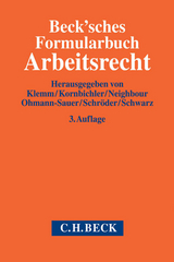 Beck'sches Formularbuch Arbeitsrecht - 