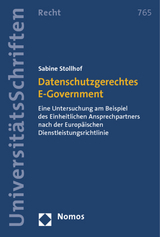 Datenschutzgerechtes E-Government - Sabine Stollhof