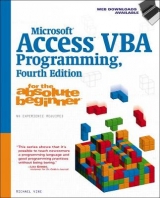 Microsoft® Access VBA Programming for the Absolute Beginner - Vine, Michael