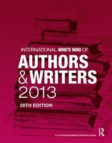 International Who's Who of Authors and Writers 2013 - Publications, Europa