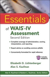 Essentials of WAIS-IV Assessment - Lichtenberger, Elizabeth O.; Kaufman, Alan S.
