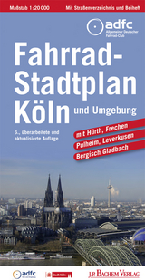 Fahrradstadtplan Köln und Umgebung - 