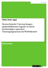 Messtechnische Untersuchungen spektraleffizienter Signale in einem breitbandigen optischen Übertragungssystem für WDM-Betrieb - Viktor Peter Jagst
