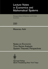 Notes on Economic Time Series Analysis: System Theoretic Perspectives - Masanao Aoki