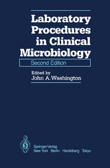 Laboratory Procedures in Clinical Microbiology - Washington, J.A.