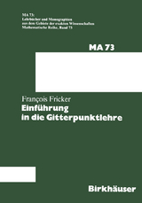 Einführung in die Gitterpunktlehre - F. Fricker