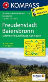 KOMPASS Wanderkarte Freudenstadt - Baiersbronn - Simmersfeld - Lossburg - Alpirsbach - KOMPASS-Karten GmbH