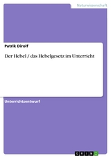 Der Hebel / das Hebelgesetz im Unterricht - Patrik Dirolf