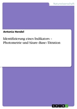 Identifizierung eines Indikators – Photometrie und Säure–Base–Titration - Antonia Hendel