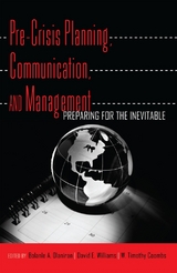 Pre-Crisis Planning, Communication, and Management - 
