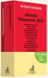 Grashoff, Aktuelles Steuerrecht 2012 und Aktuelle Steuertexte 2012 - Grashoff, Dietrich; Kleinmanns, Florian