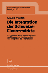 Die Integration der Schweizer Finanzmärkte - Claudio Mazzoni