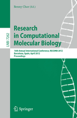 Research in Computational Molecular Biology - 