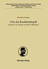 Über den Krankheitsbegriff - Benedicto Chuaqui