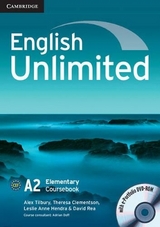 English Unlimited Elementary Coursebook with e-Portfolio - Tilbury, Alex; Clementson, Theresa; Hendra, Leslie Anne; Rea, David